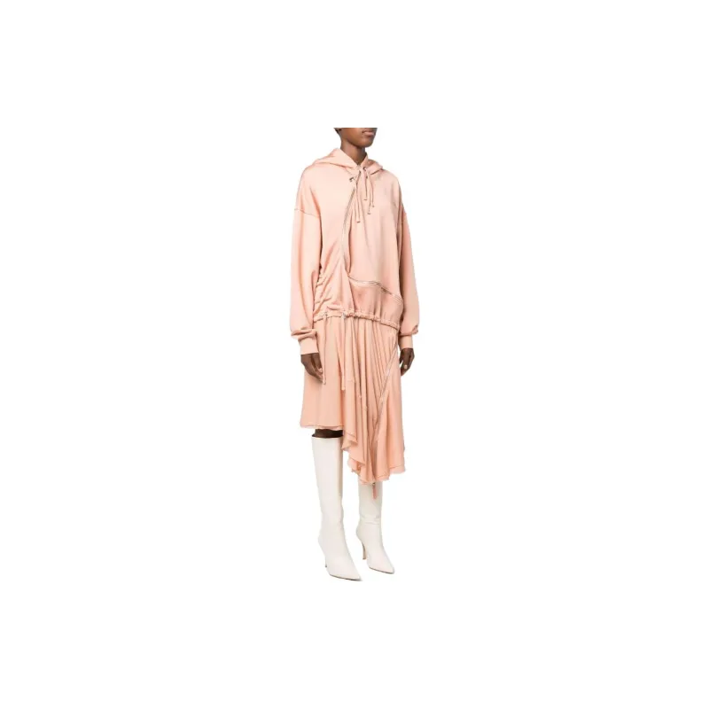 DIESEL Long-Sleeved Dresses Women's Pink-3