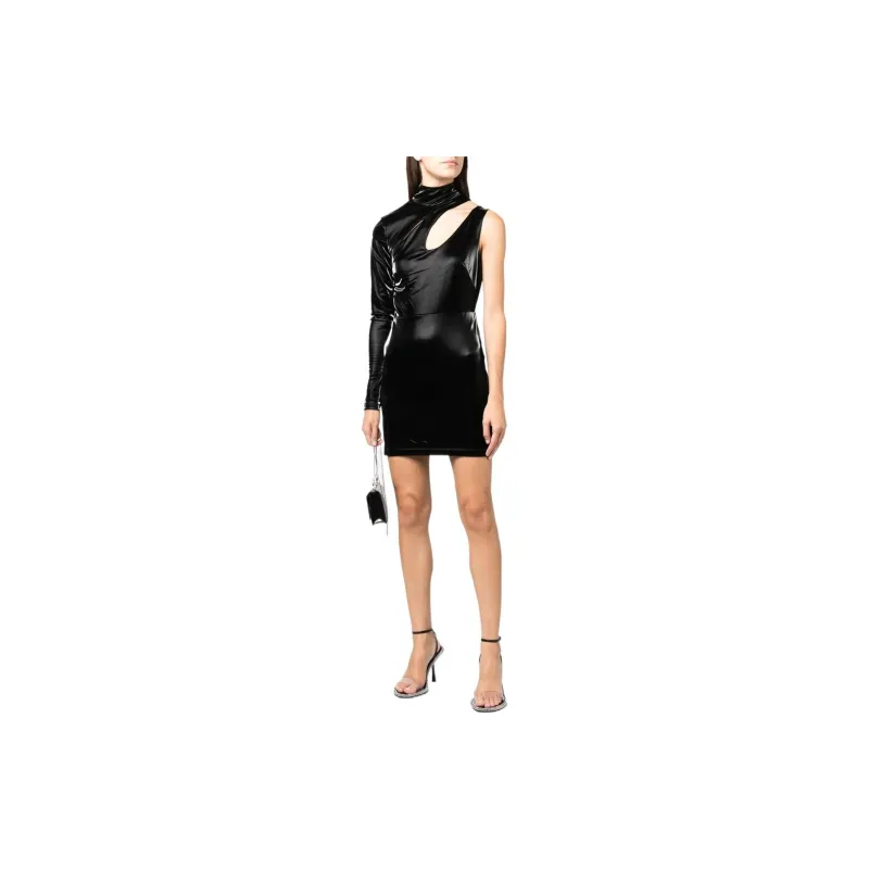Rotate Cut Out One Shoulder Mini Dress-1
