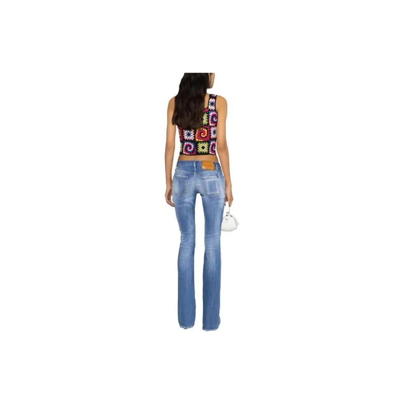DSQUARED 2 Faded Boot cut Jeans-2