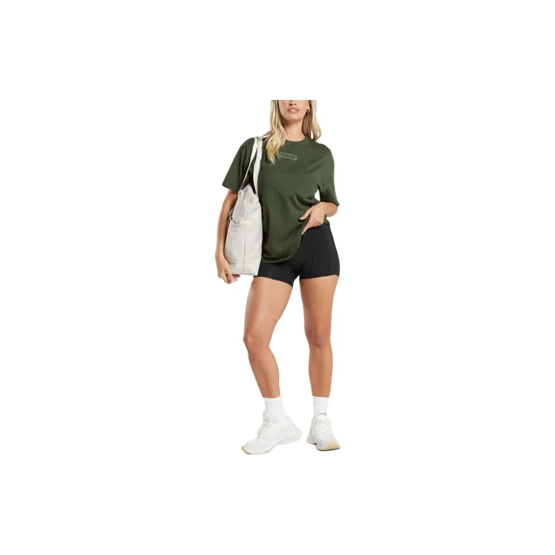 GYMSHARK BLOCK OVERSIZED T-SHIRT T-Shirt Women's Winter Olive-3