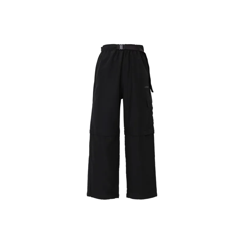Adidas Originals Zip Off Pants Knitted Sweatpants Men's Black-1