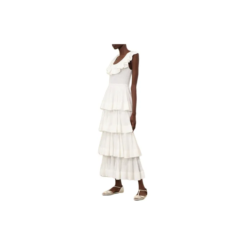 Zimmermann SS24 Sleeveless Dress Women's Cream-3