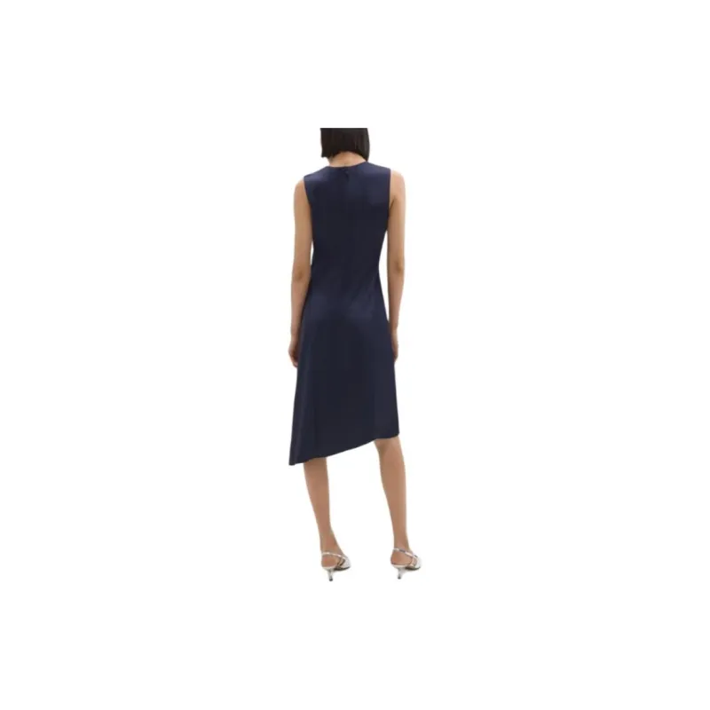 THEORY SS24 Sleeveless Dress Women's Deep Sea Blue-2