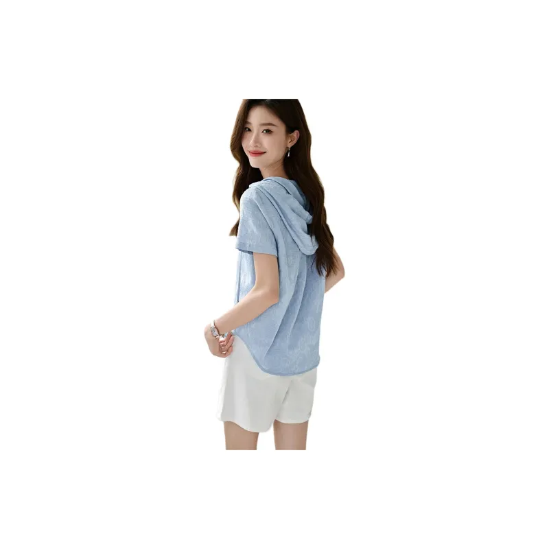 Mo Han Yi Mei Shirt Women's Blue-2