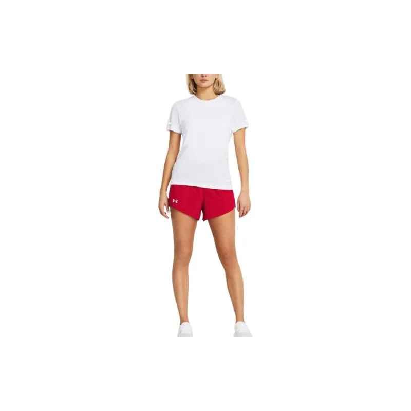 Under Armour UA Fly-By Casual Shorts Women's Red-2