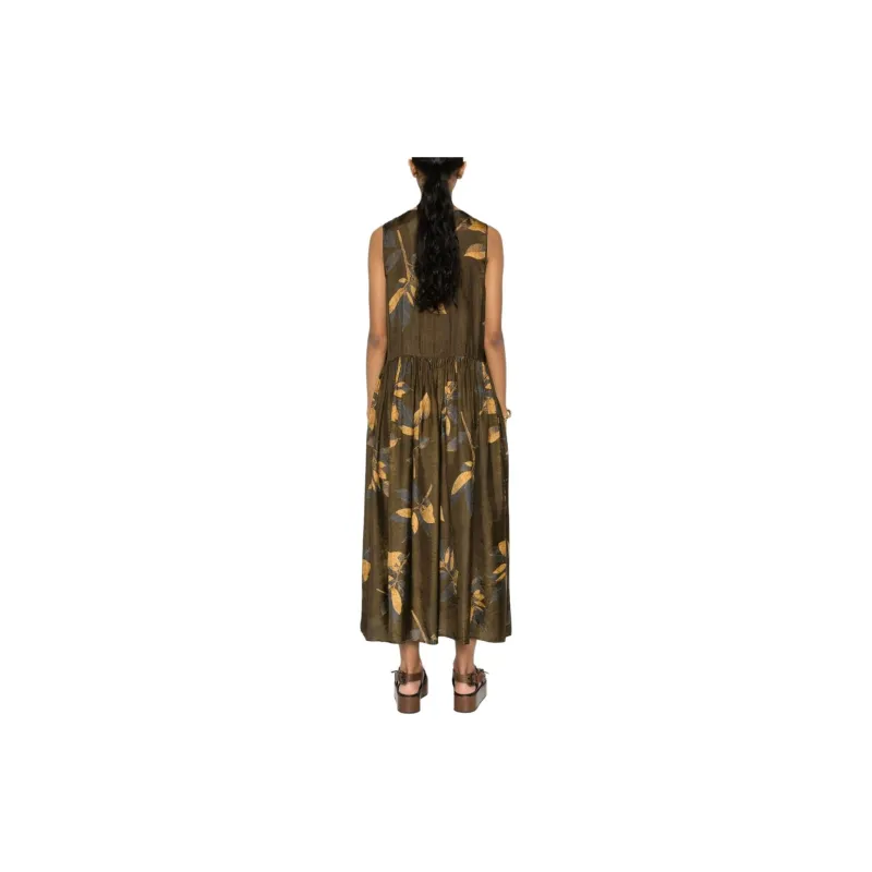 UMA WANG SS24 Sleeveless Dress Women's Umber-2