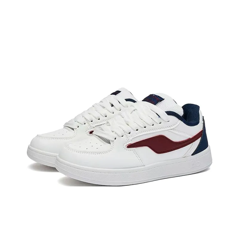 MEXICAN Abrasion Resistant Low Top Skateboard Shoes Women's White-8