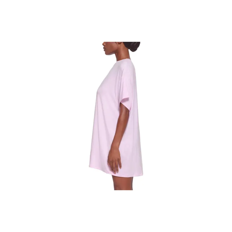 SKIMS SLEEP T-SHIRT MINI DRESS Short-Sleeved Dresses Women's CHERRY BLOSSOM/Cherry Blossom-3