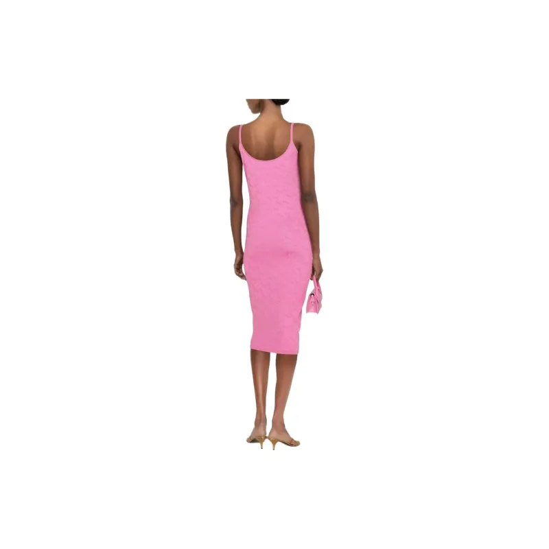 VERSACE Sleeveless Dresses Women's Pink-2