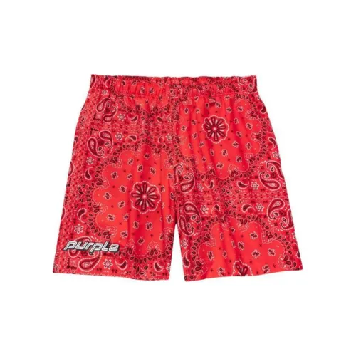 PURPLE-BRAND Casual Shorts Men Red