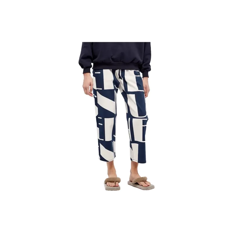 Sunnei CLASSIC PANTS Casual Pants Women's Black White-2