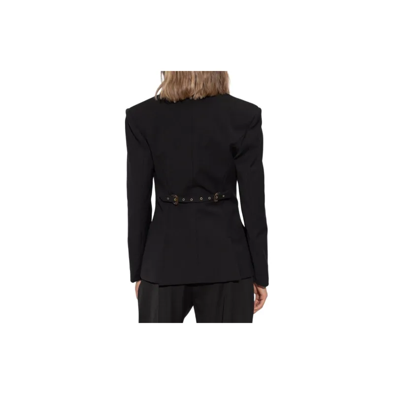 VERSACE JEANS COUTURE Baroque-buckle Blazer-3