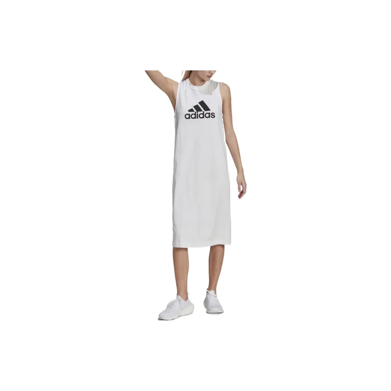 Adidas Sleeveless Dresses Women's White-1