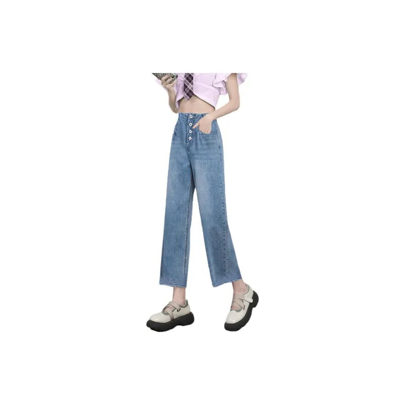 Weixi Jeans Women's Blue-5