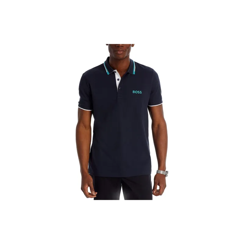 HUGO BOSS Logo embroidered Polo Shirt-2