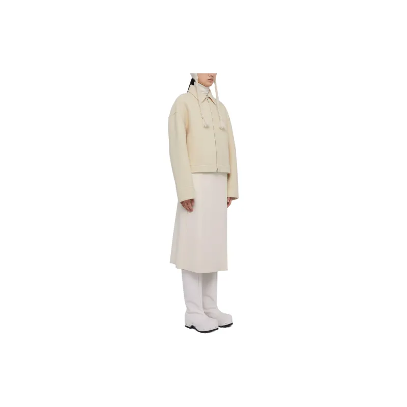 JIL SANDER Zip Up Straight Hem Jacket-2