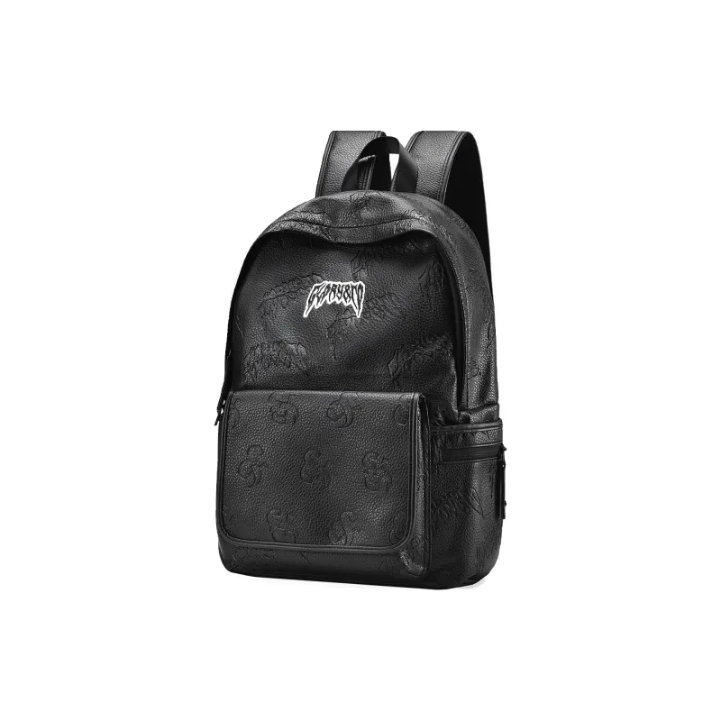 GLORY&CO PVC Backpack Travel Bag Laptop Bag Regular Men's Black-1