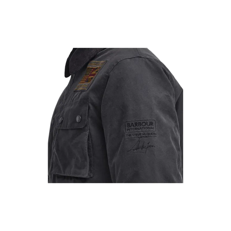 BARBOUR International Steve McQueen Buttoned Jacket-6