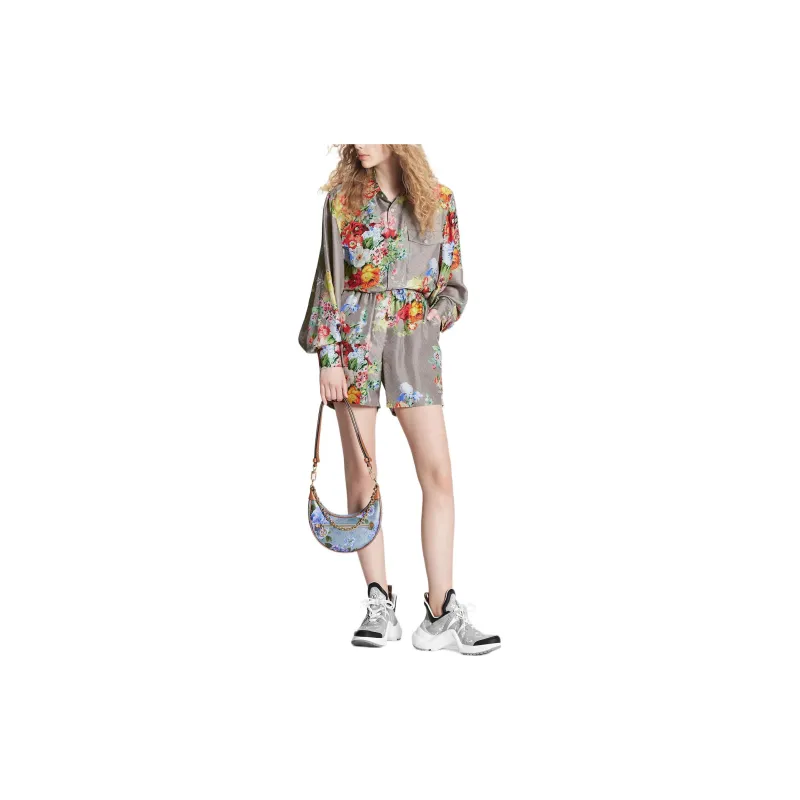 LOUIS VUITTON New Quarterly Products Of LV Casual Shorts Women's Light Umber-1