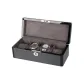 Carbon Fiber Enamel Coating+Gray Fleece[Four Watch Slots]