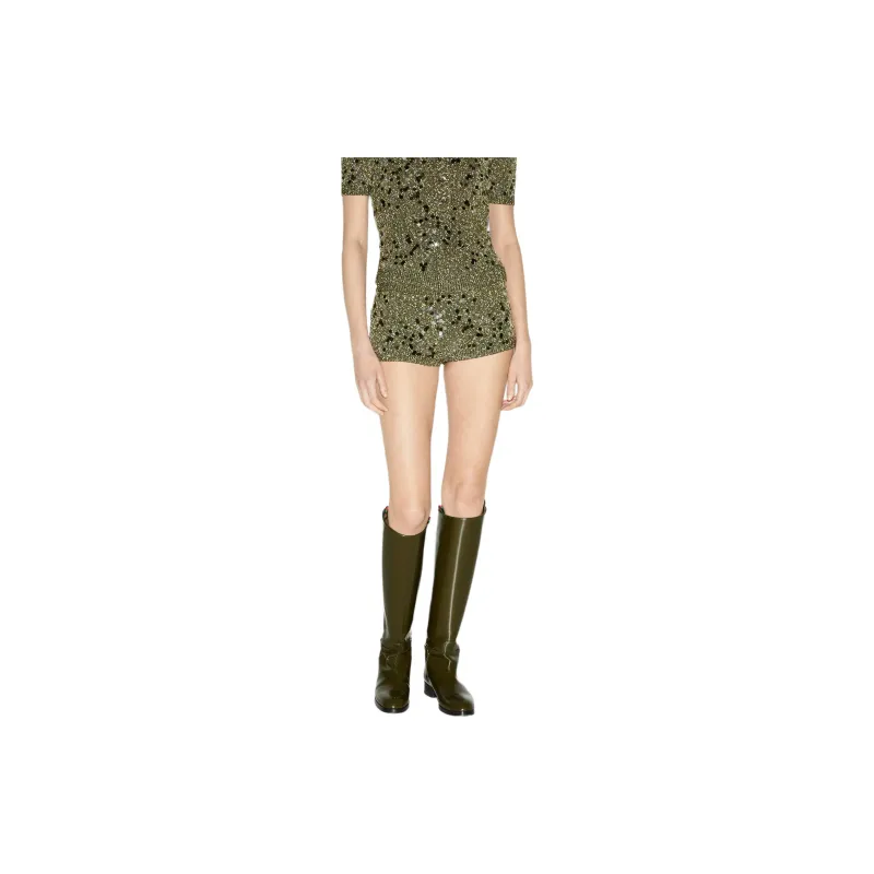 GUCCI Tweed Shorts-2