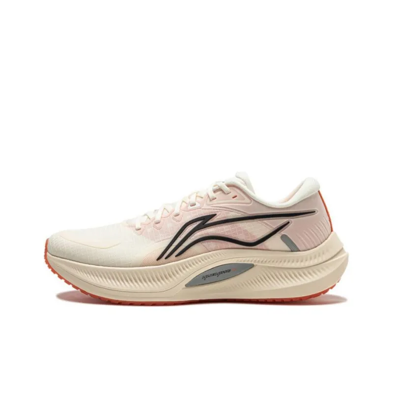 LINING Yueying 4 Running Shoes Men Low Top Beige Pink-0