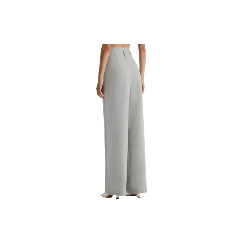 SCANLAN THEODORE Draped Tailored Trouser Suit Trouser Women's Pale Grey/Light Gray-2
