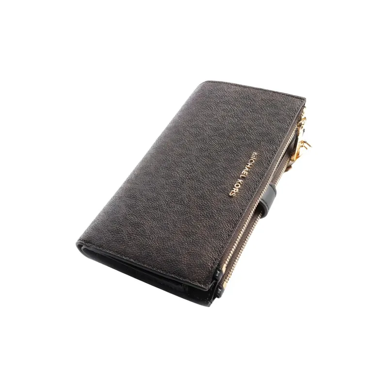 MICHAEL KORS Adele Canvas With Canvas Wallet Women's Brown-1
