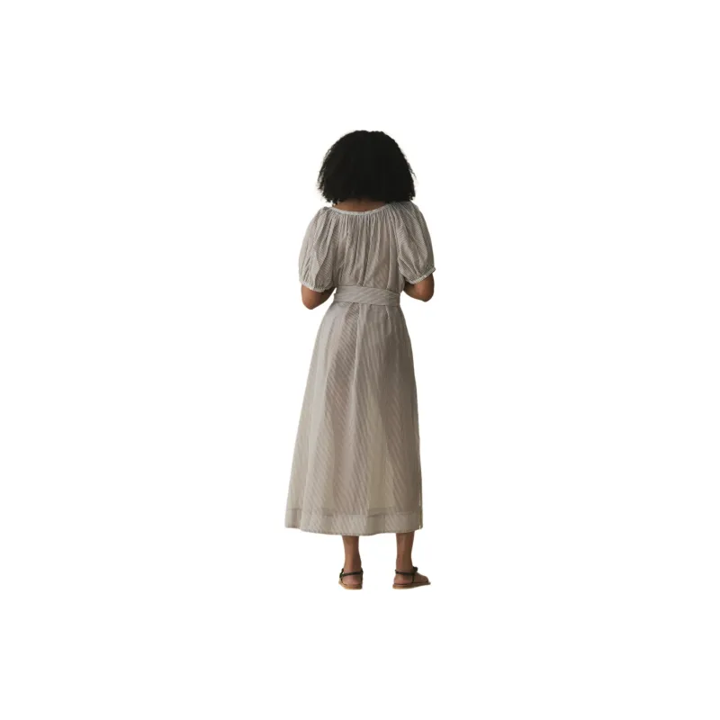 DOEN JUNO DRESS Short-Sleeved Dresses Women's Gray-3