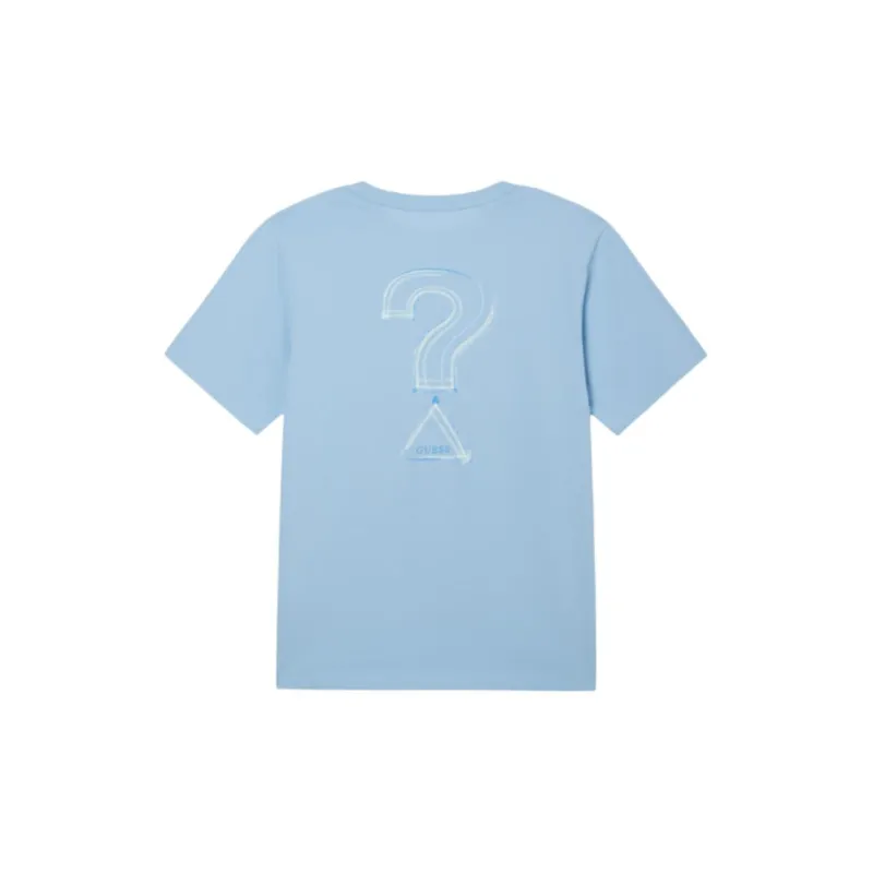 GUESS T-Shirt Unisex Light Blue-1