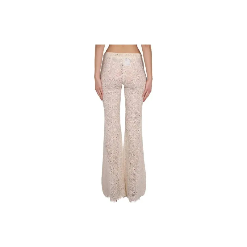 DSQUARED2 Sheer lace Flared Trousers-2