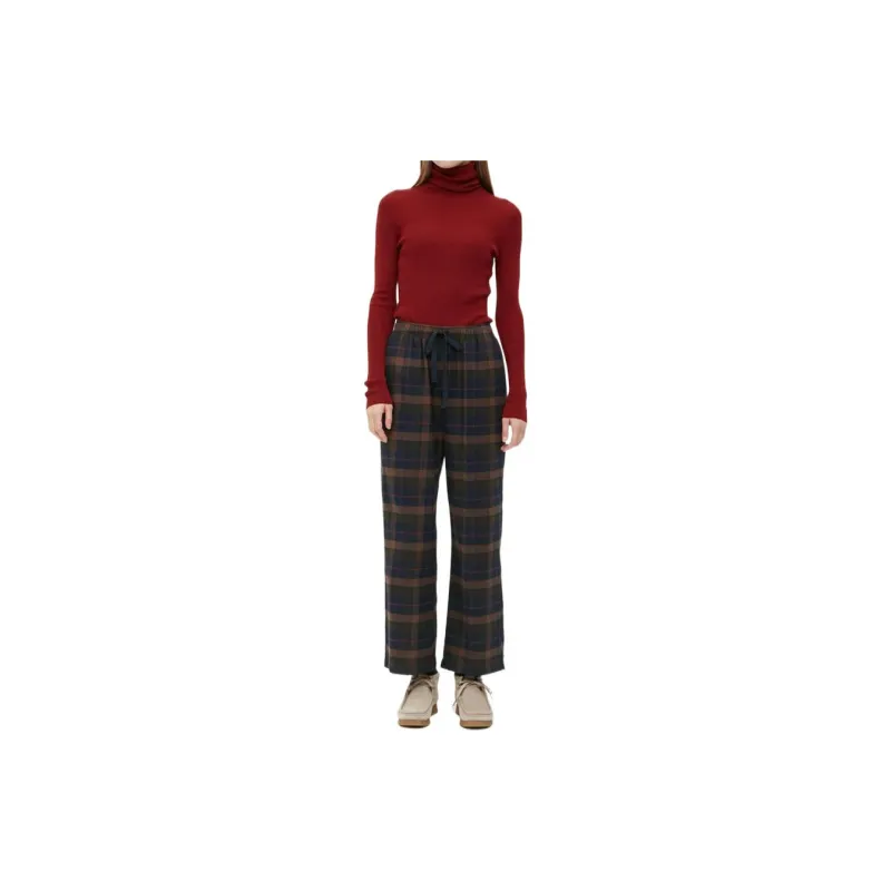 UNIQLO FW22 Casual Pants Women's Dark Brown-1