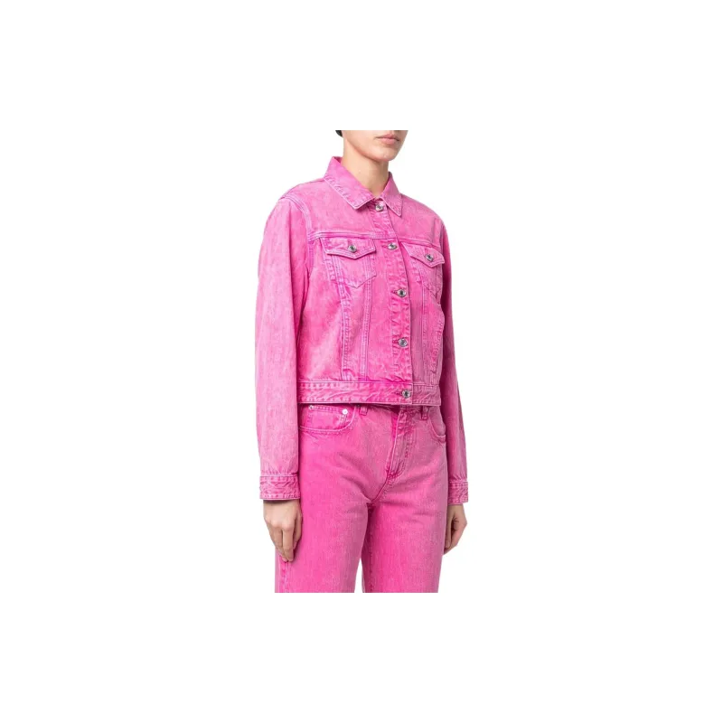 MICHAEL KORS Denim Jackets Women's Rose Red-2