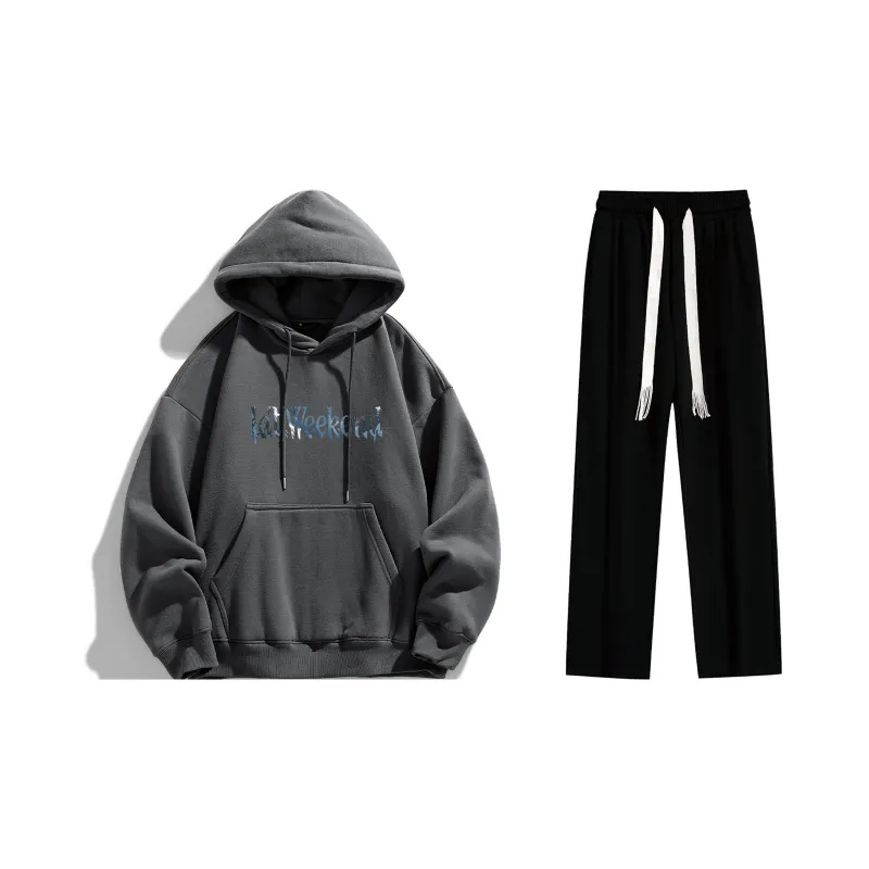 LA'T.WEEKEND Sweatshirt Set Unisex-34