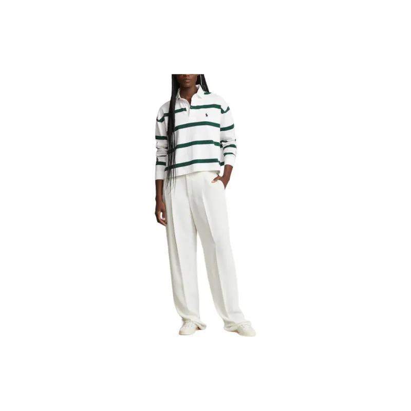 Polo Ralph Lauren Wimbledon Tennis Open Collection SS24 Polo Shirt Women's Porcelain White-2