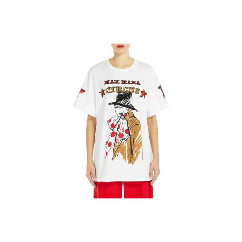 MaxMara Graphic Printed Crewneck T Shirt-2