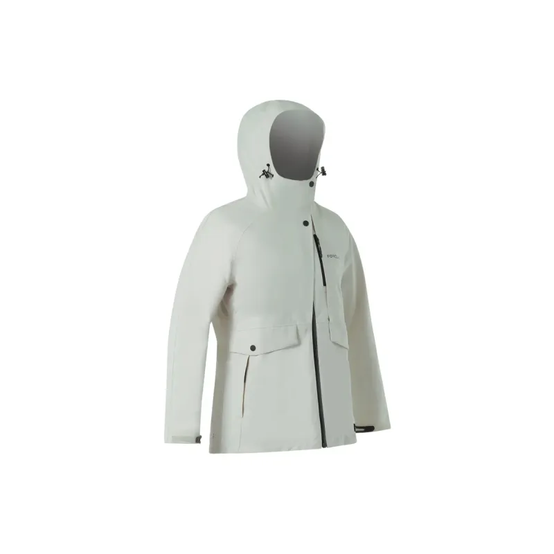 DECATHLON Waterproof And Warm Jackets Coats Women's Pearl Beige-2