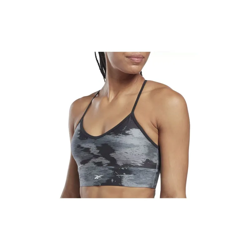 Reebok ID TRAIN CAMO BRA Sports Underwear Women's Black-4