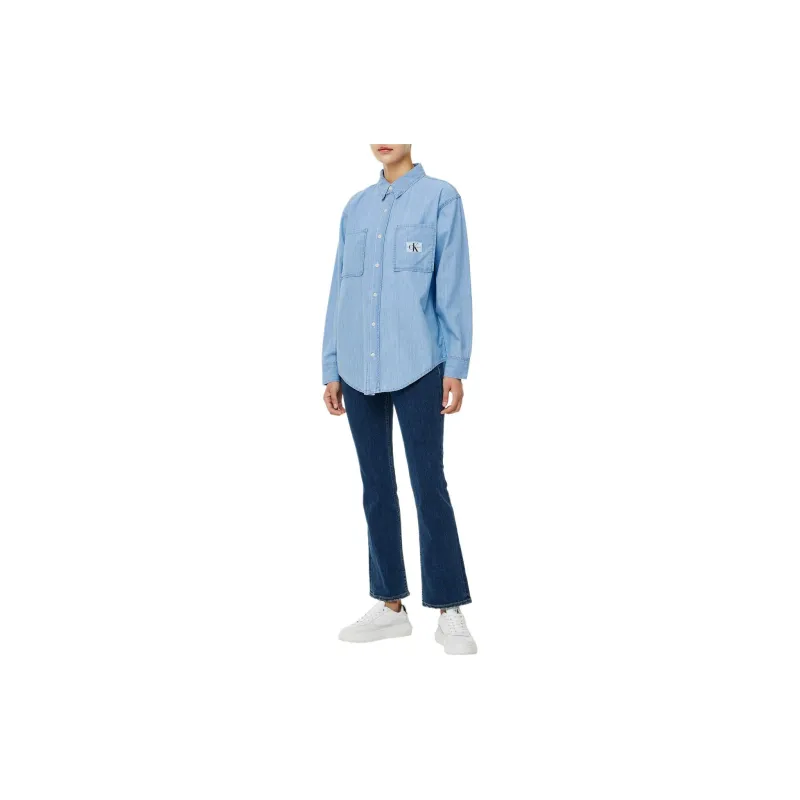 CALVIN KLEIN Shirt Women's Light Blue-2