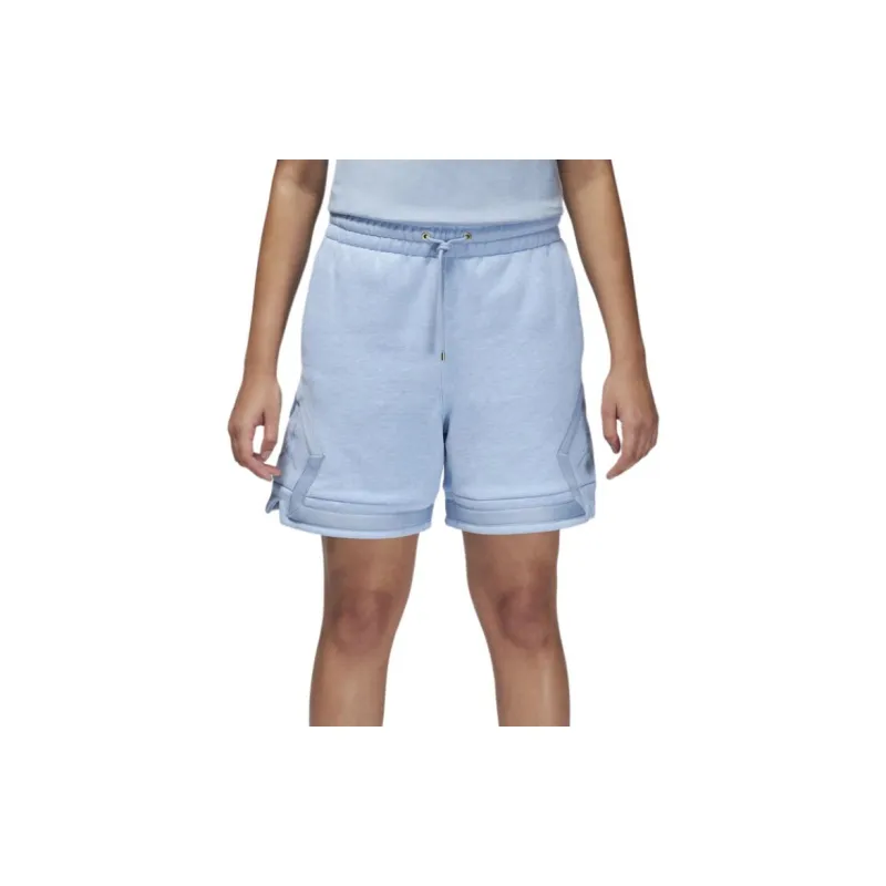 Jordan Flight Fleece Sports Shorts Women's Blue Gray-1