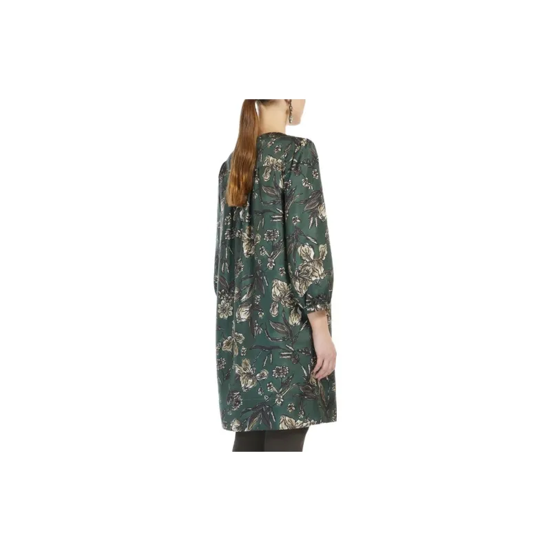 'S MAX MARA Long Sleeved Dress Women's Sage Green-3