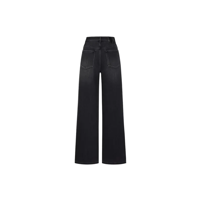 JZ. ANNAKRO Jeans Women's Plain Black-1