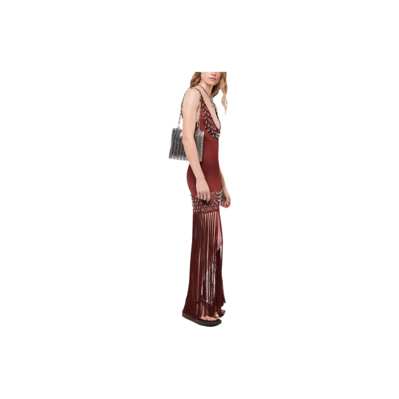Paco Rabanne Fringed Maxi Dress-4