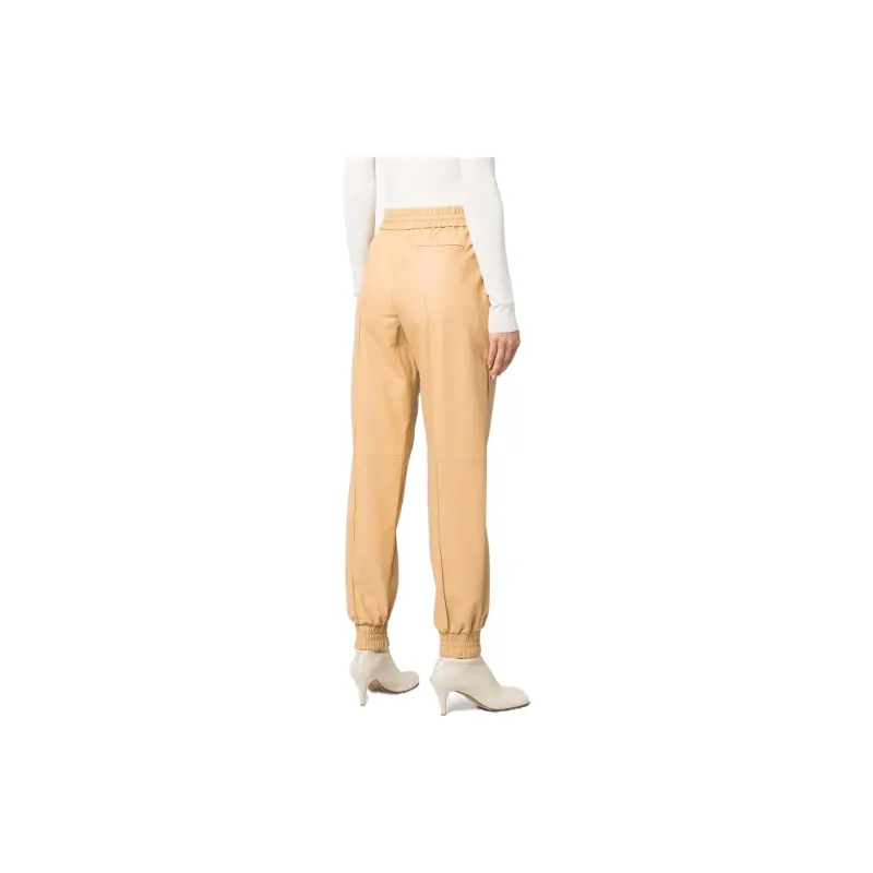 JIL SANDER Knitted Sweatpants Women's Beige-2