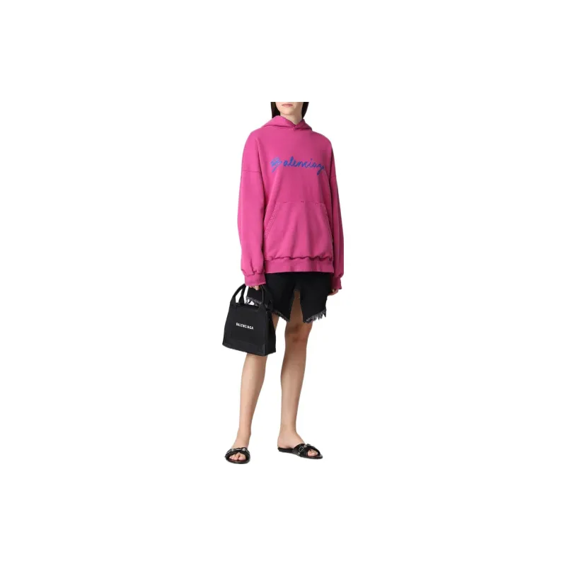 Balenciaga Sweatshirts Women's Rose Red-5