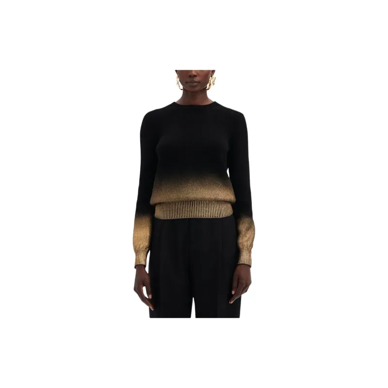 Oscar De La Renta Gold Foil Jumper-2