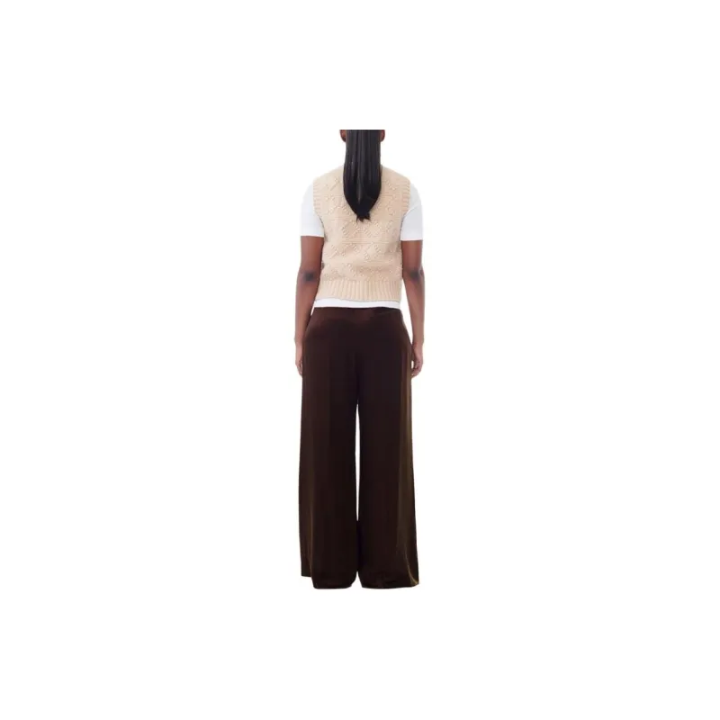 GANNI Casual Pants Women's Brown-3