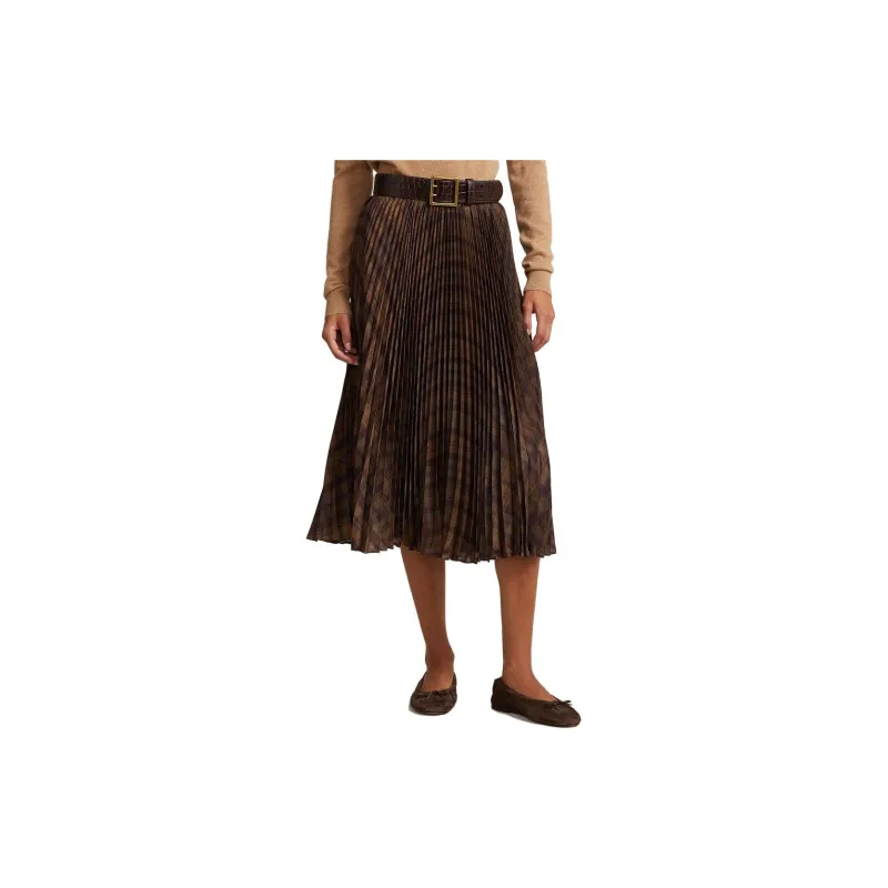Polo Ralph Lauren FW23 Casual Long Skirts Women's Multicolor-1