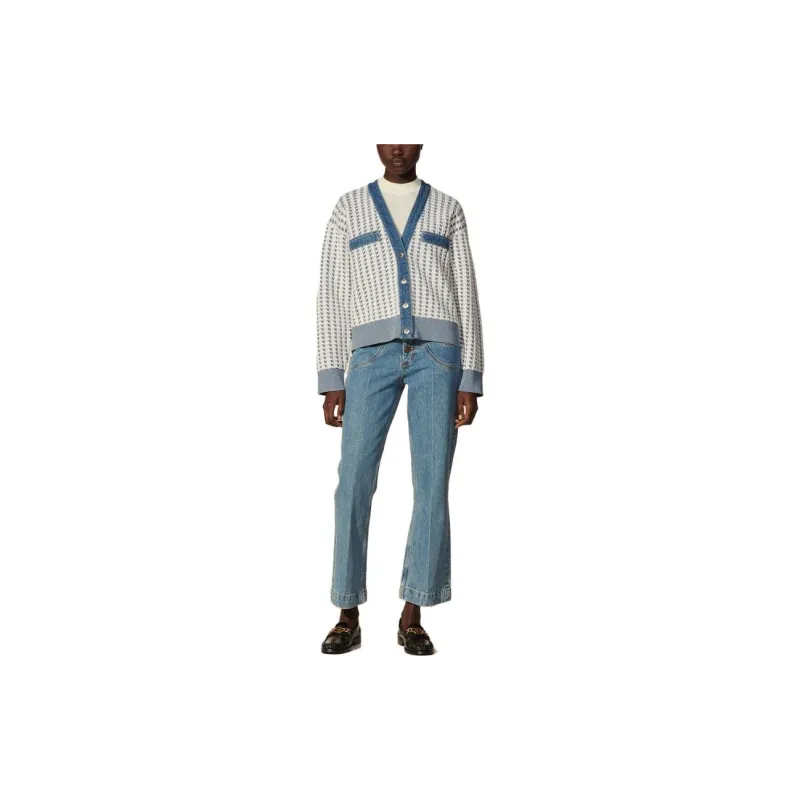 Sandro Knitwear Women's Denim Blue-1