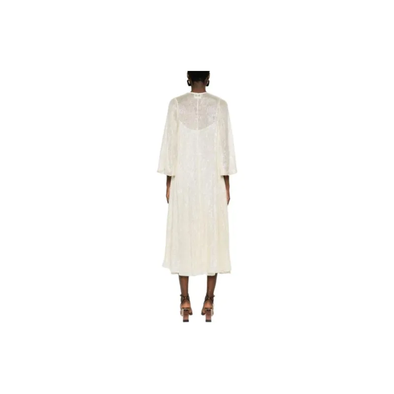 Forte Forte Lurex Kaftan Maxi Dress-2